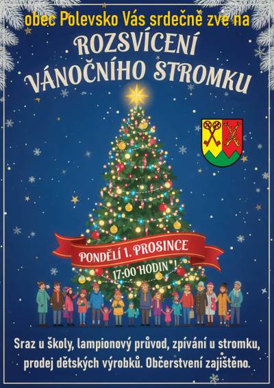 Rozsvícení vánočního stromku 2025