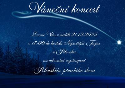 Vánoční koncert Polevského pěveckého sboru 21. 12. 2025 Vánoční koncert Polevského pěveckého sboru 21. 12. 2025