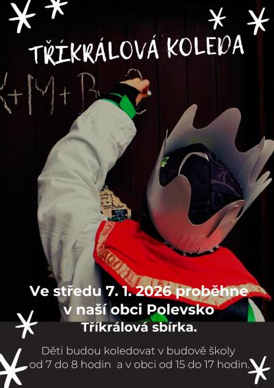 Tříkrálová sbírka 7. 1. 2026 Tříkrálová sbírka 7. 1. 2026