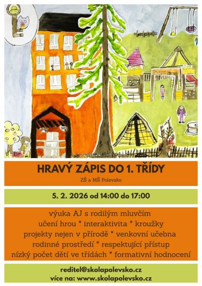 Zápis do 1. tříd pro školní rok 2026/2027