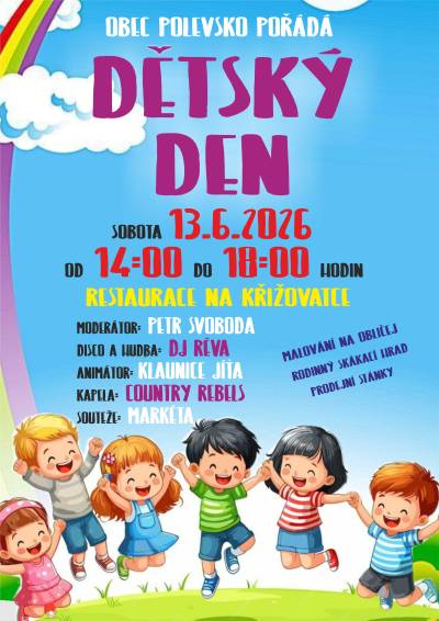 Dětský den 13. 6. 2026