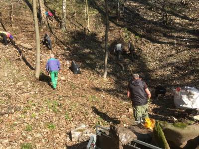 Brigáda - rokle nad kostelem 19. 4. 2019