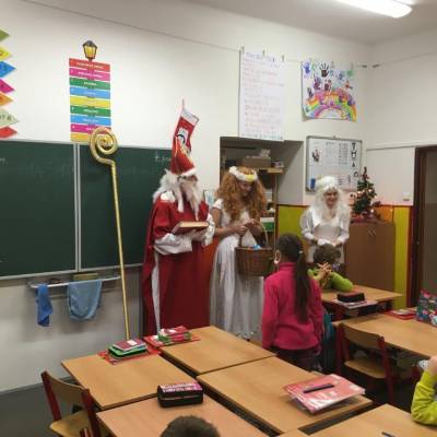 Čerti, Mikuláš a andělé ve školce